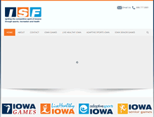 Tablet Screenshot of iowasportsfoundation.org